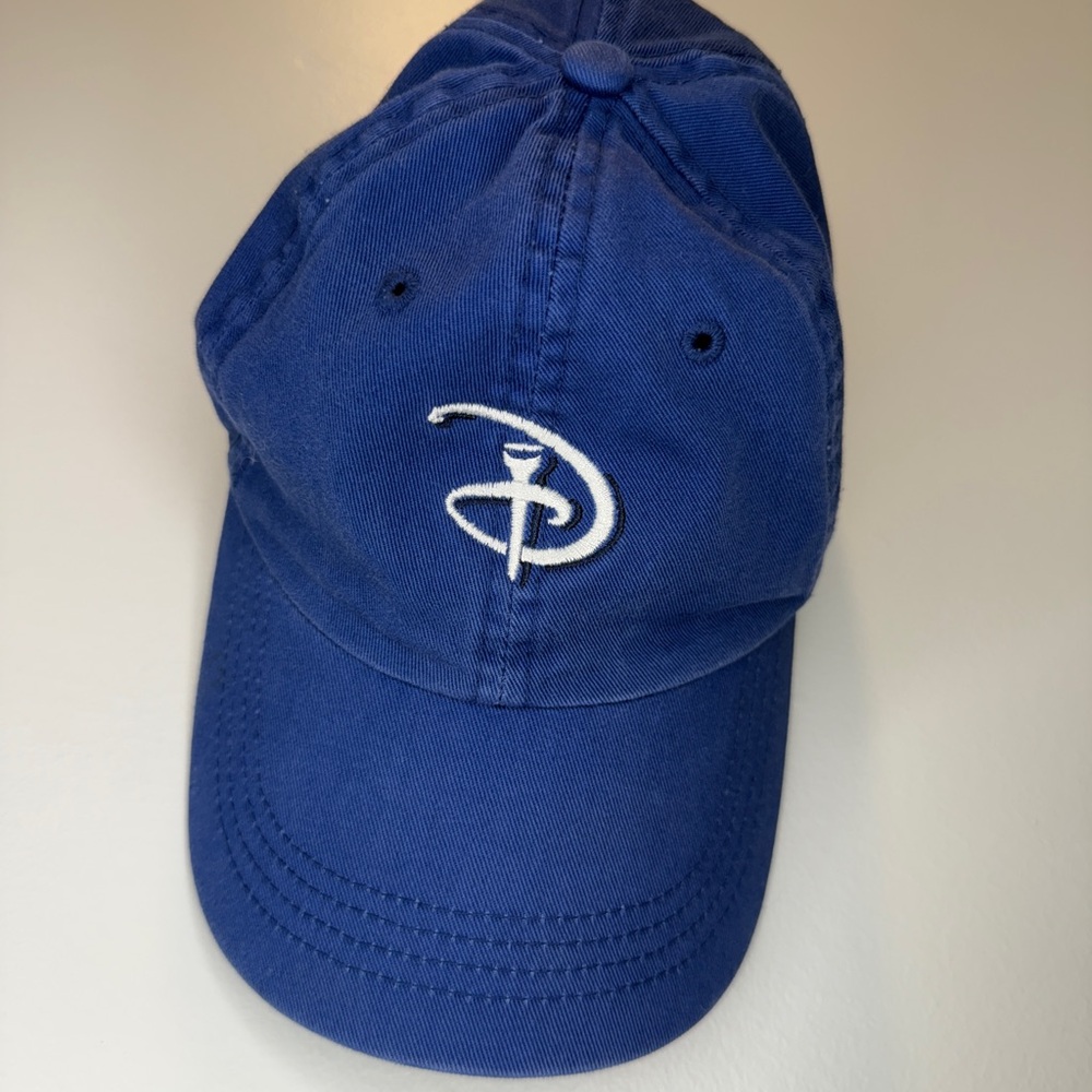 Disney Classic Blue Cap with Gold Accents